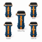 Skye Blue & Orange Smart Watch Band