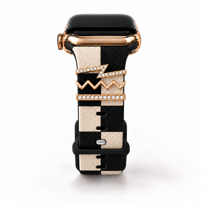 Downtown Sophisticated Noire Smart Watch Band