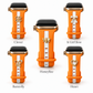Skye Orange & White Smart Watch Band