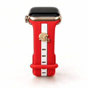 Skye Red & White Smart Watch Band