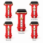 Skye Red & White Smart Watch Band