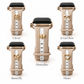 Skye Nude Sand and White Smart Watch Band