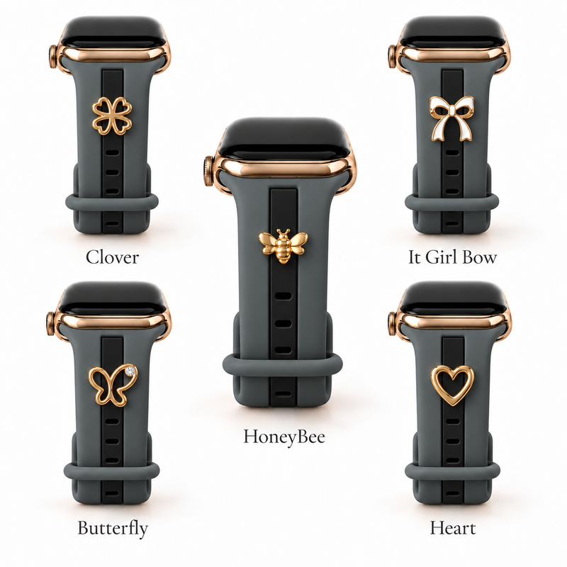 Skye Gray & Black Smart Watch Band