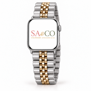 Elle Smart Watch Band Silver & Gold