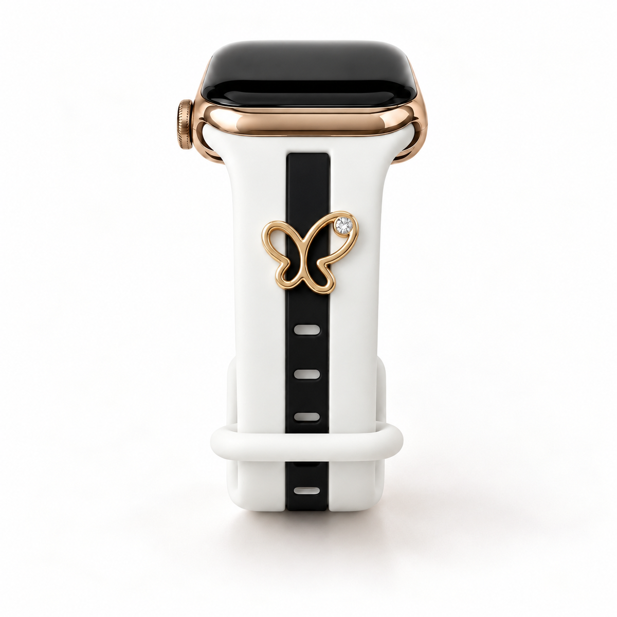 Skye Winter White & Black Night Smart Watch Band