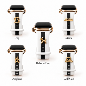 Skye Winter White & Black Night Smart Watch Band