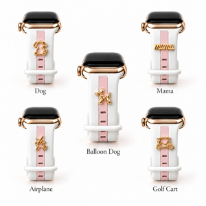 Skye White & Bubblegum Smart Watch Band