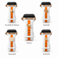 Skye White & Orange Smart Watch Band