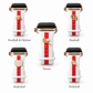Skye White & Red Smart Watch Band