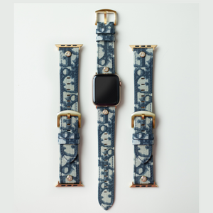 Authentic UpCycled C. Dior Navy Blue Watch Band