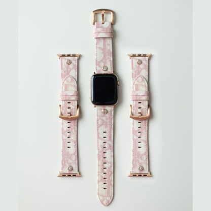 Authentic UpCycled C. Dior Pink Watch Band