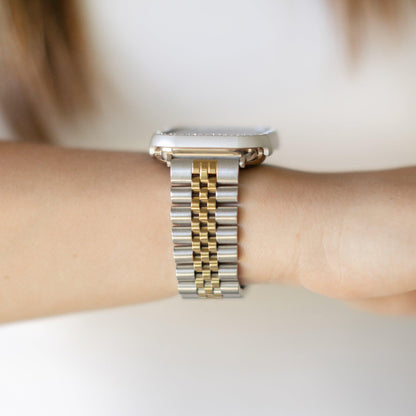 Elle Apple Watch Band Silver & Gold - Strawberry Avocados