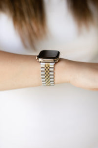 Elle Apple Watch Band Silver & Gold - Strawberry Avocados
