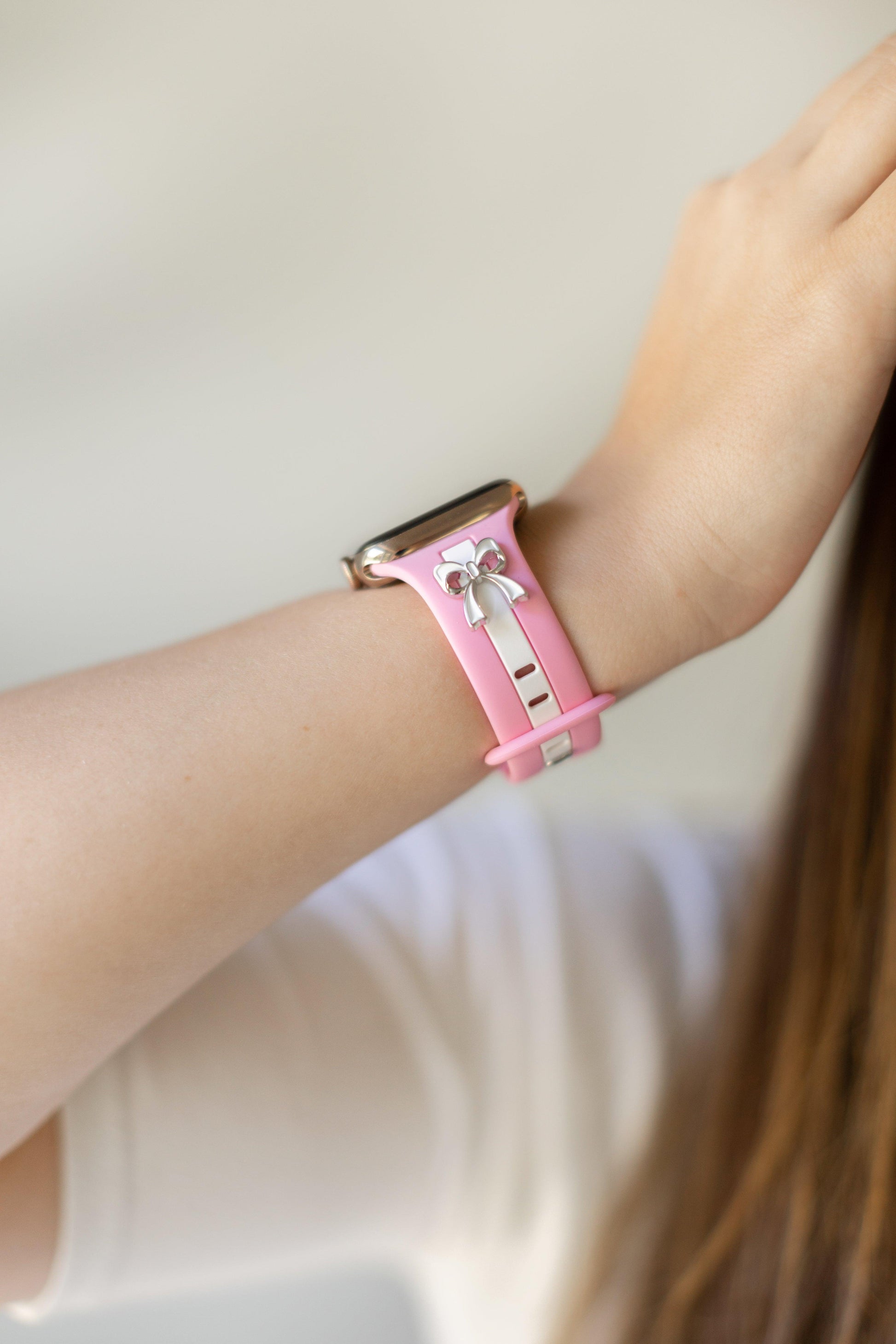 “It Girl” Doll Pink Apple Watch Band - Strawberry Avocados