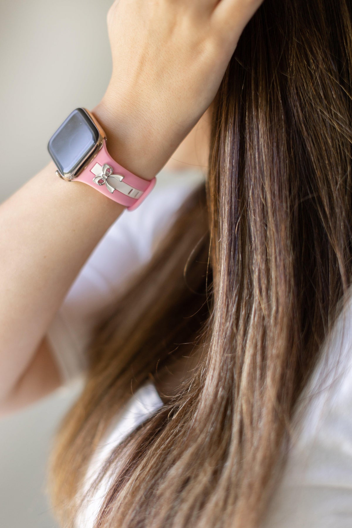 “It Girl” Doll Pink Apple Watch Band - Strawberry Avocados