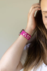 Magenta & Pink Love & Luxe Apple Watch Band - Strawberry Avocados