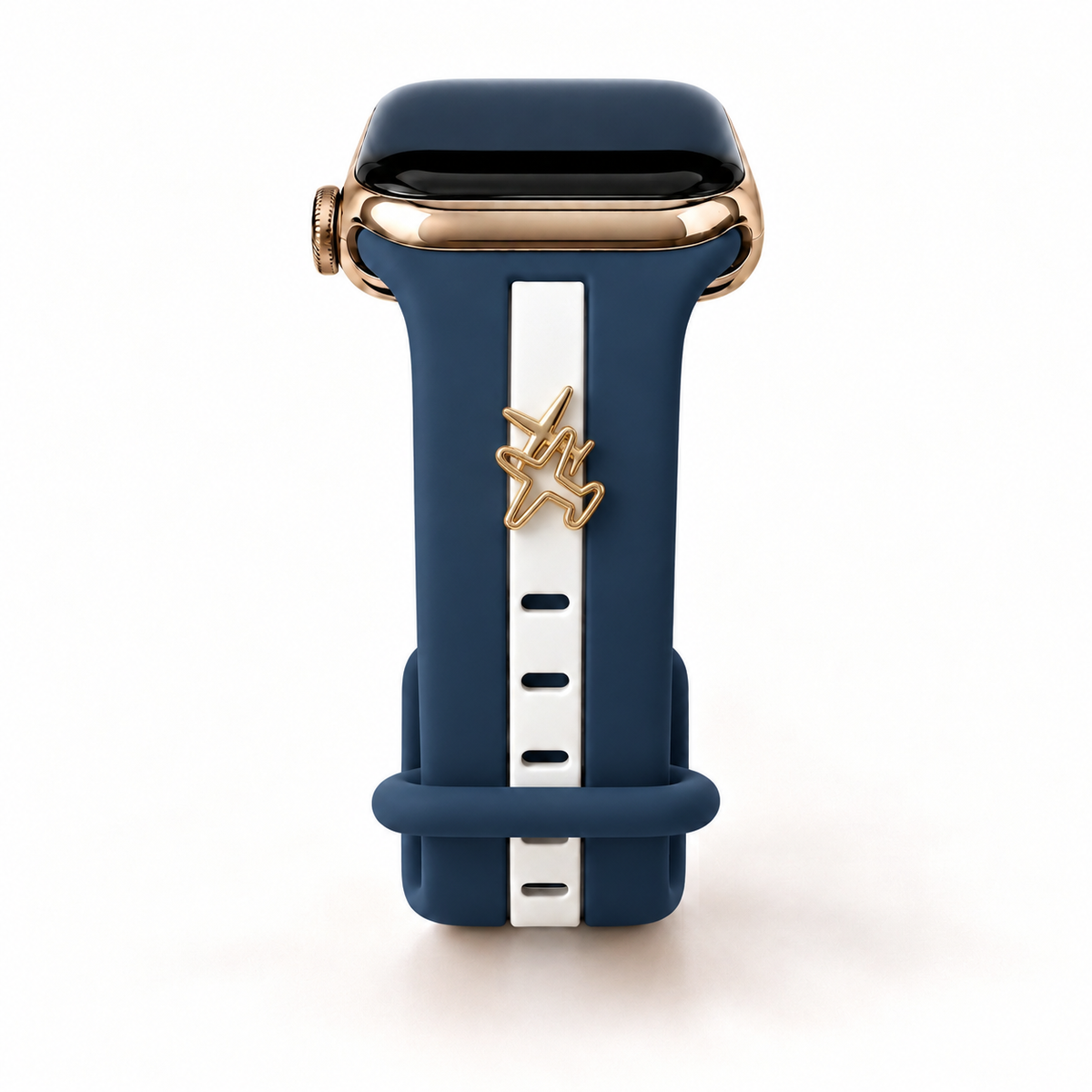 Skye Nautical Blue & White Smart Watch Band