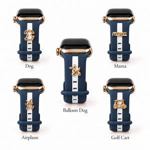 Skye Nautical Blue & White Smart Watch Band