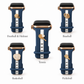 Skye Nautical Blue & White Smart Watch Band