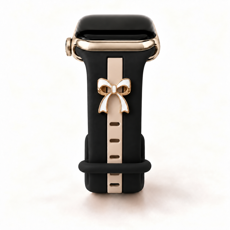 Skye Black & Nude Sand Smart Watch Band