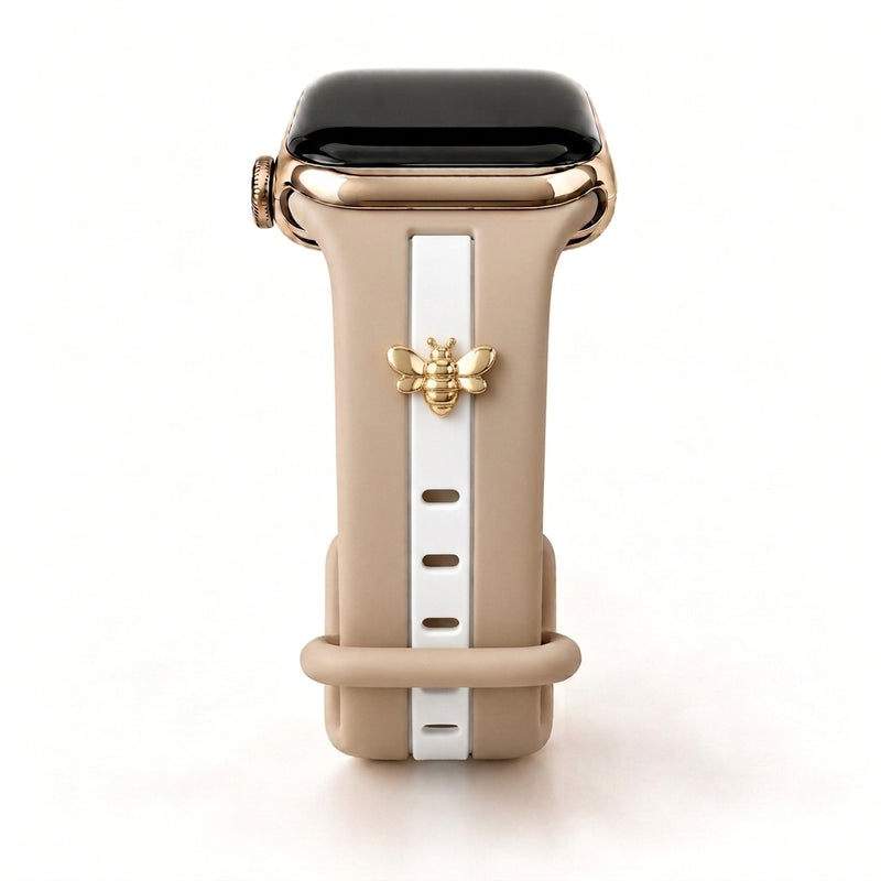 Skye Nude Sand and White Smart Watch Band